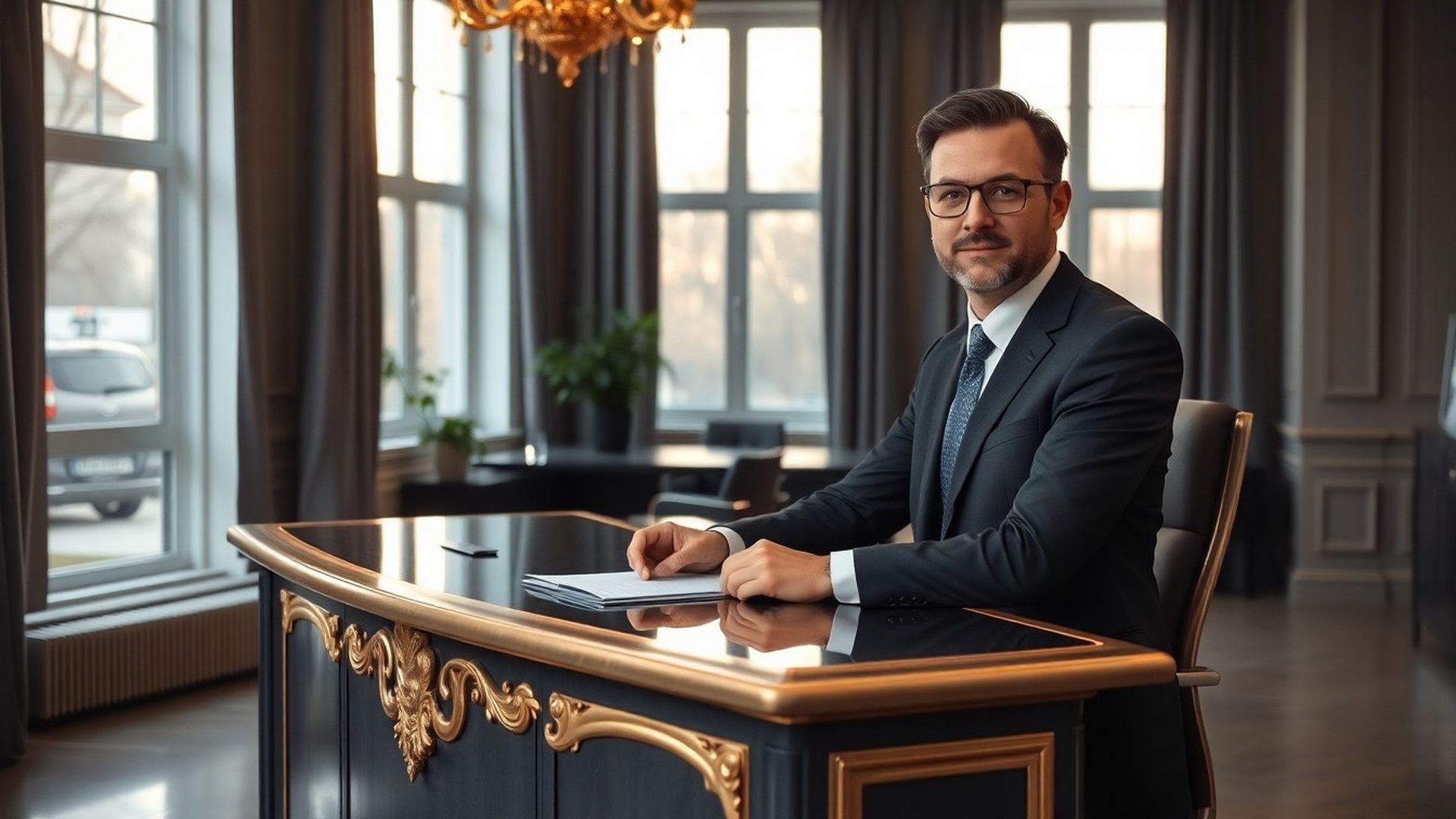 Profesionálny konzultant v modernej kancelárii v Banskej Bystrici
